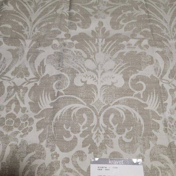 6 Kravet Fabric Remnants  White Greens Assorted See Description for Sizes - Picture 9 of 10